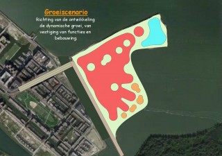 het eiland wordt gaandeweg veroverd en ...