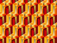 3d-pattern-of-colored-hollow-cubes