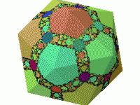 rotating icosahedron