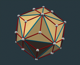 icosahedron-inscribed-in-rhombic-triacontahedron